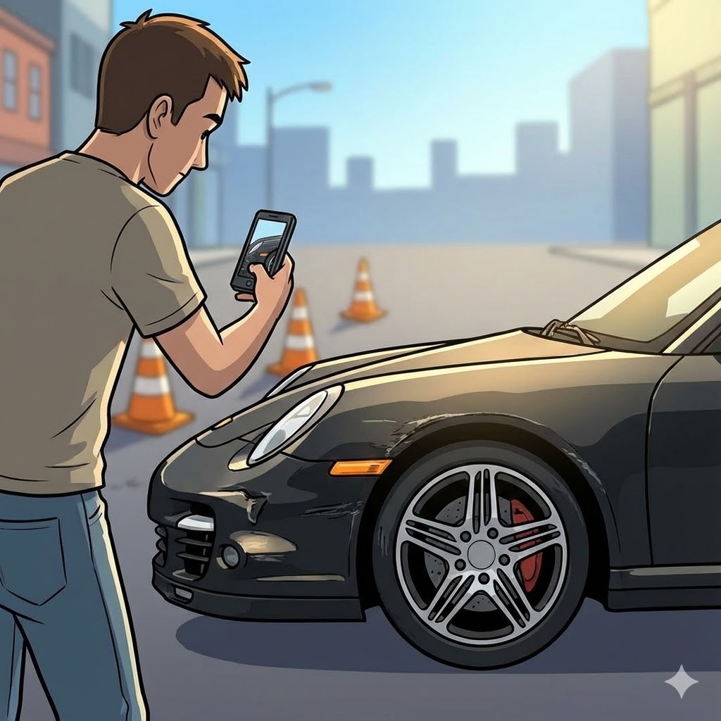 Record your vehicle damage